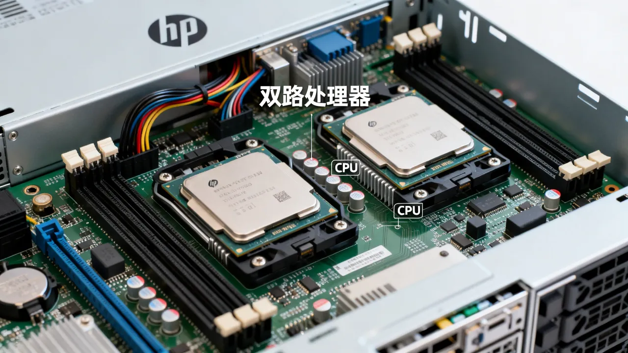 惠普服务器为什么有两个cpu,双路处理器性能提升大吗 惠普服务器为什么有两个cpu,双路处理器性能提升大吗