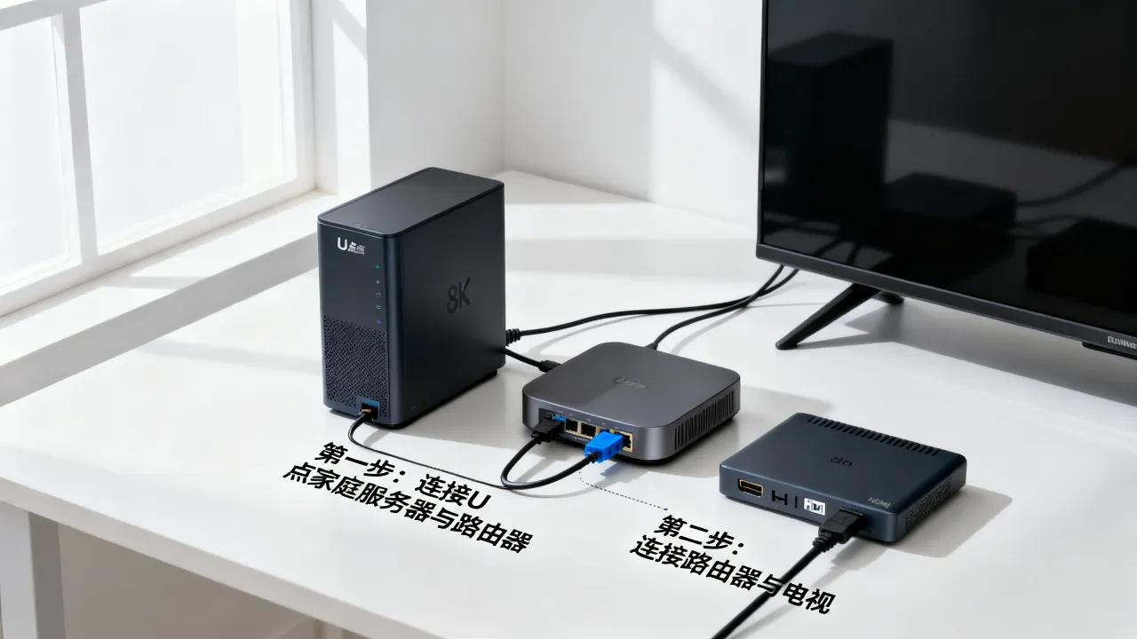 U点家庭服务器电视与有线宽带需要路由器吗?怎么连接? U点家庭服务器电视与有线宽带需要路由器吗?怎么连接?