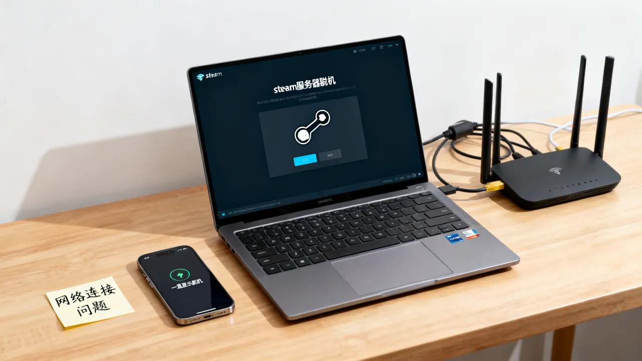 为什么steam服务器脱机,一直显示脱机是怎么回事? 为什么steam服务器脱机,一直显示脱机是怎么回事?
