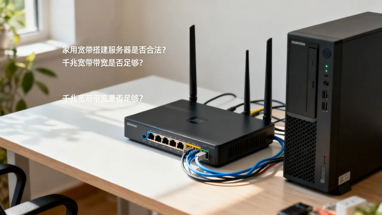家里千兆宽带能做服务器吗，家用宽带搭建服务器会不会封号