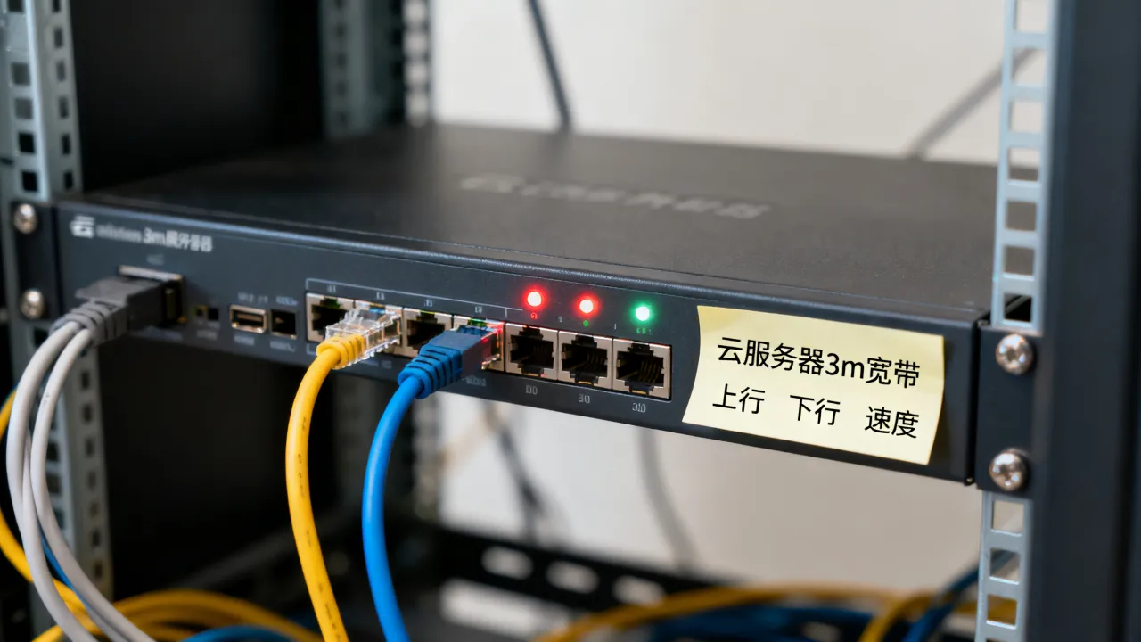 云服务器3m宽带是上行还是下行,云服务器3m宽带速度多少