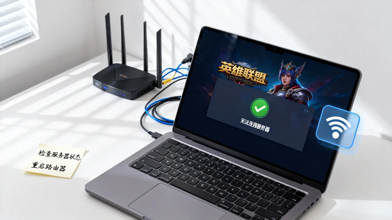有网为什么lol连不上服务器，网络正常却连不上游戏是什么原因