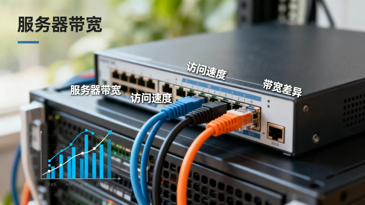服务器宽带不一致怎么办，带宽差异对网站访问速度有多大影响？