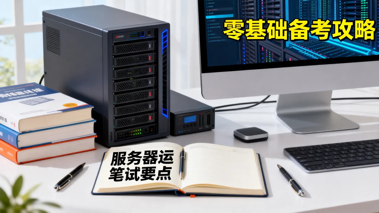 服务器运维工程师笔试难吗?零基础怎么备考才能一次通过?