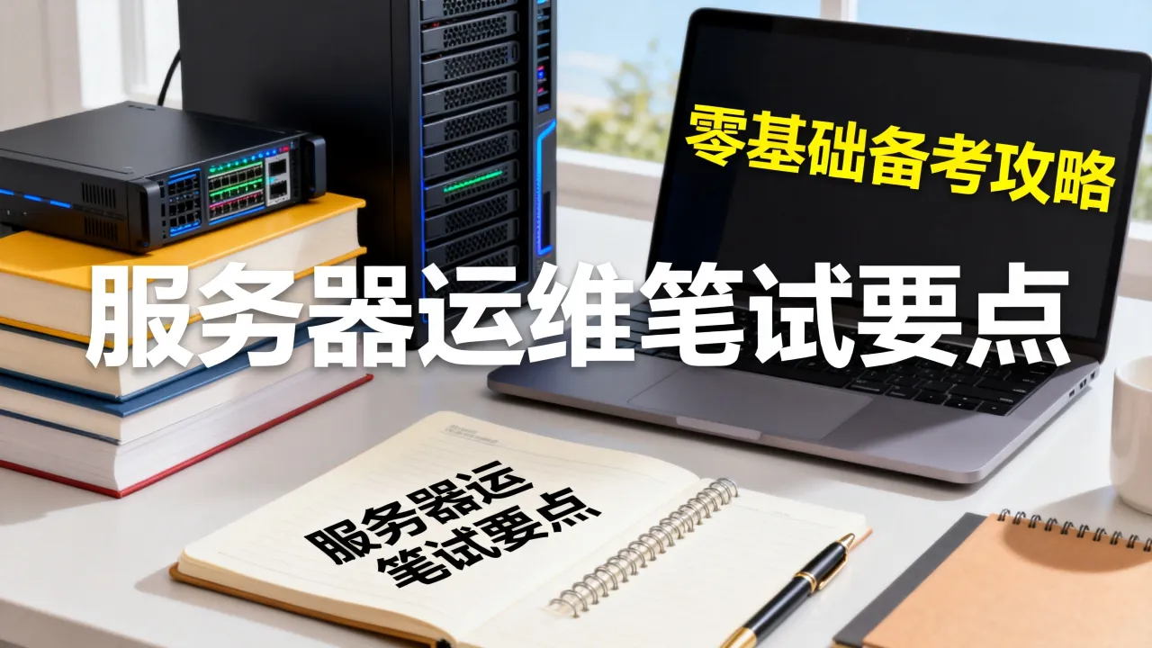 服务器运维工程师笔试难吗？零基础怎么备考才能一次通过？