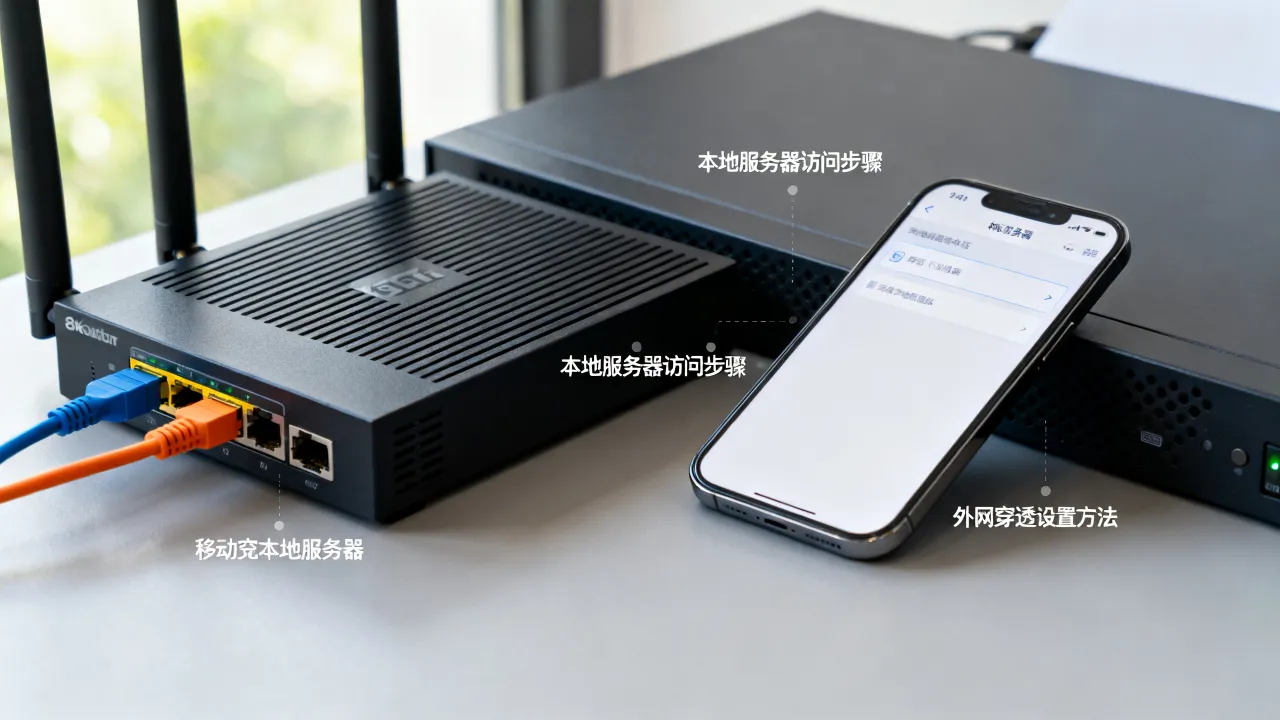 移动宽带本地服务器怎么访问？，外网穿透怎么设置