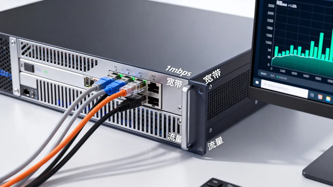 服务器1mbps是多少宽带，1mbps网速能跑多少流量？