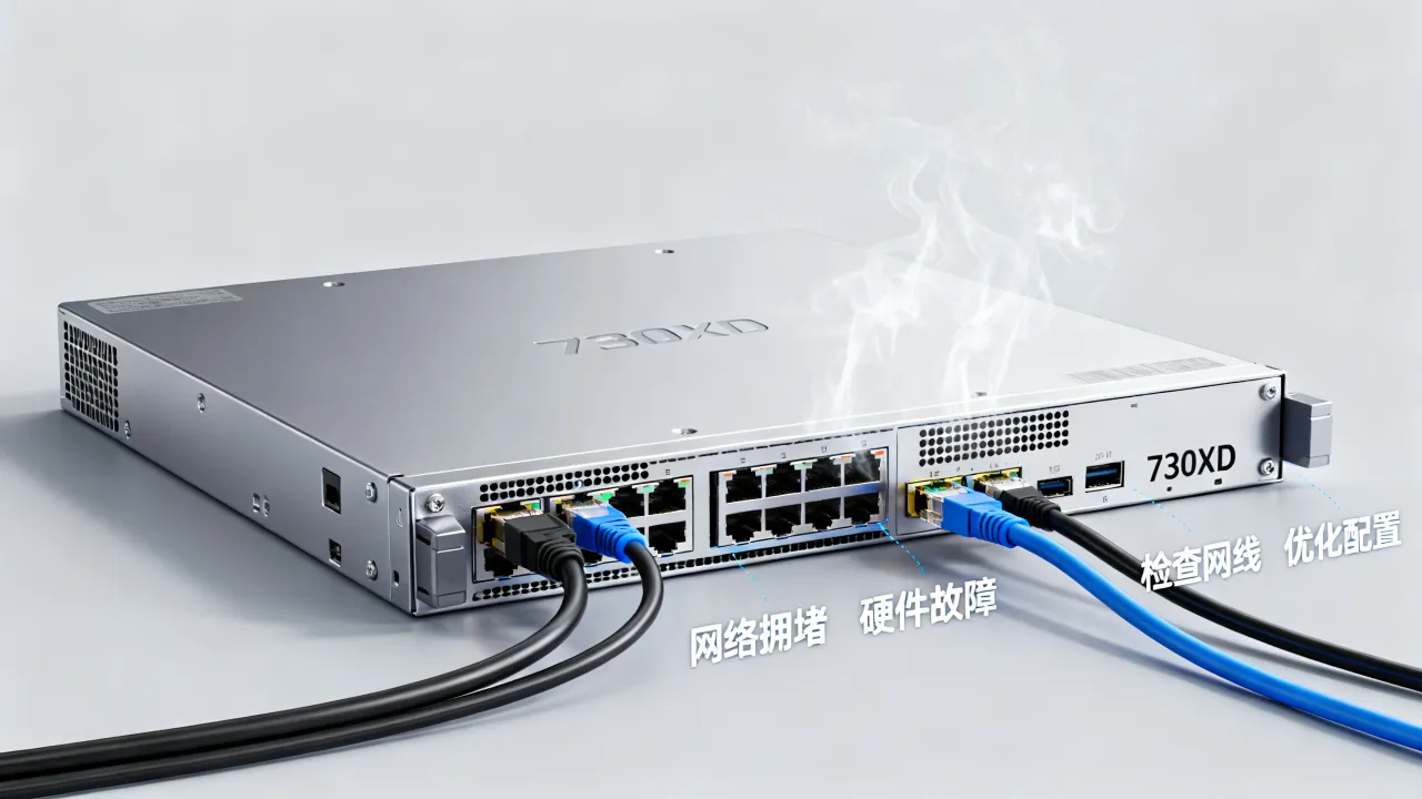 服务器730xd网速慢是什么原因，服务器网速慢怎么办