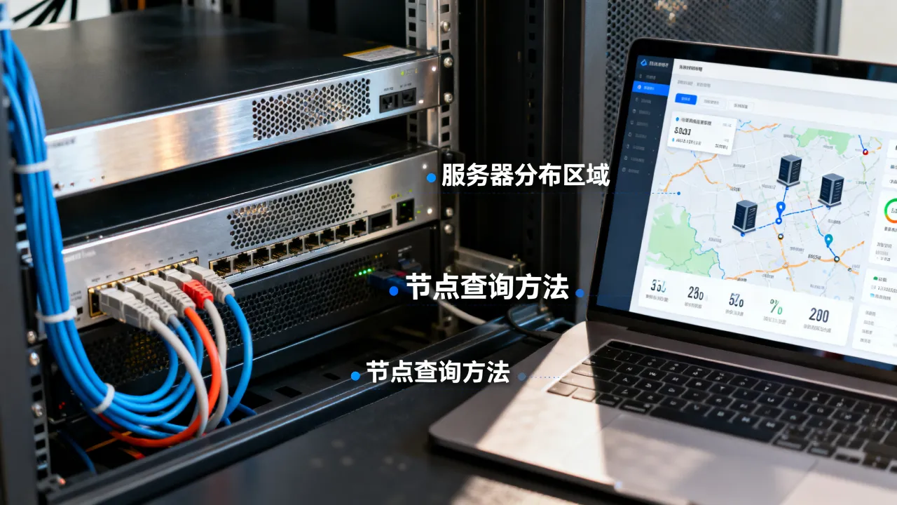 百兆宽带服务器分布在哪里，怎么查询最快的节点？