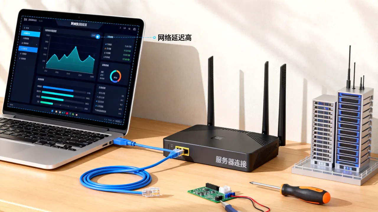 联通宽带连电信服务器慢是什么原因，网络延迟高怎么办？