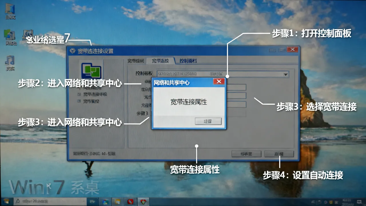 win7怎么打开自动连接宽带,宽带连接自动拨号怎么设置? win7怎么打开自动连接宽带,宽带连接自动拨号怎么设置?