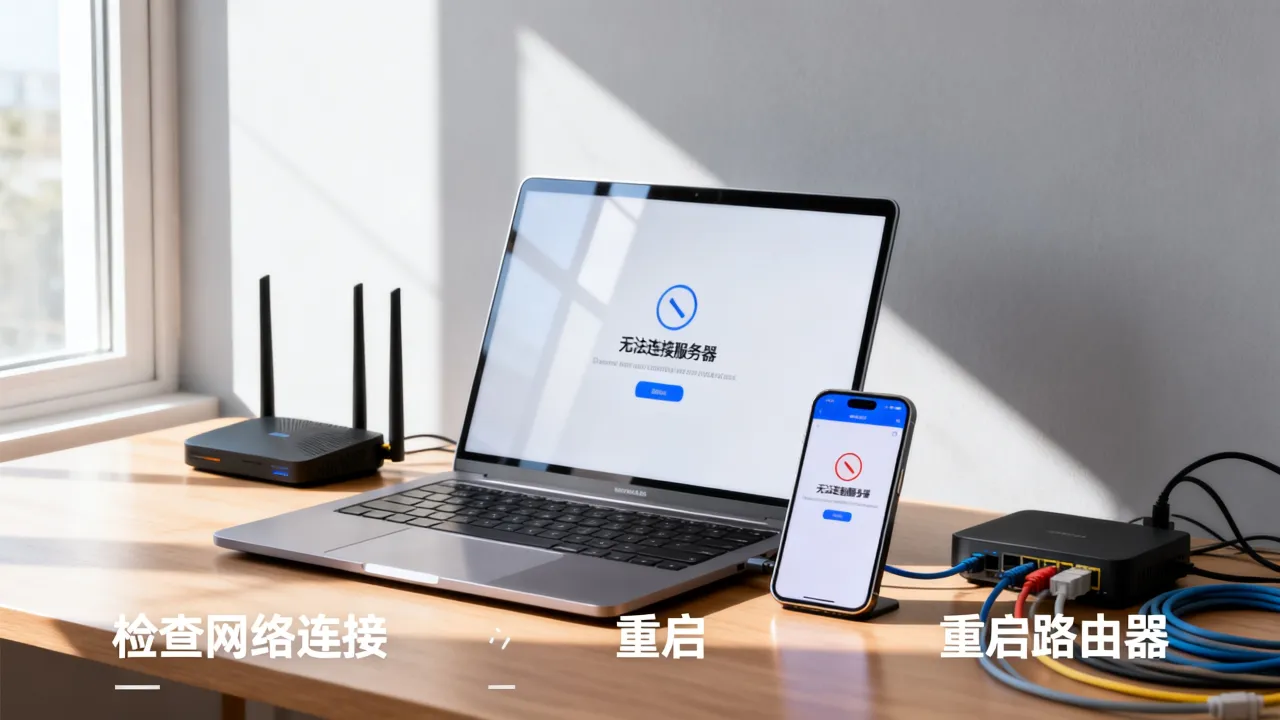 为什么无法连服务器，连接不上是什么原因怎么解决