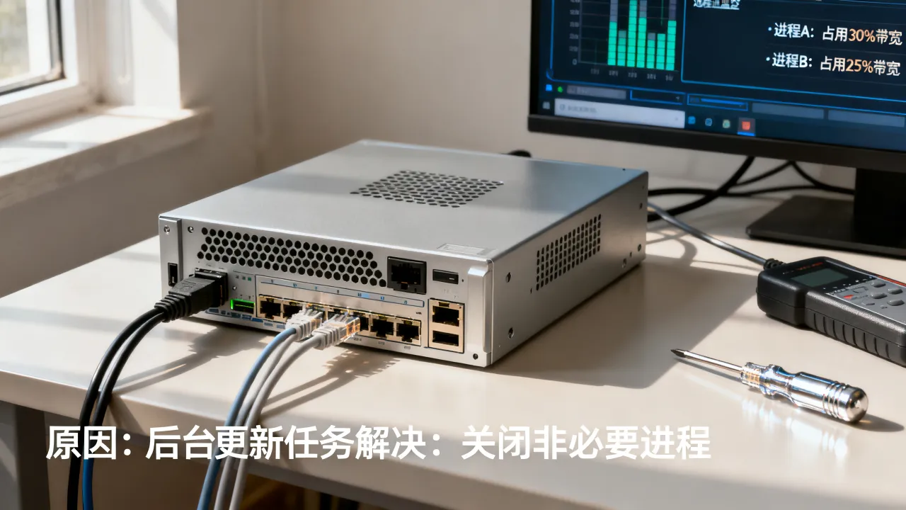 服务器主机进程占用网速怎么解决，服务器网速慢是什么原因