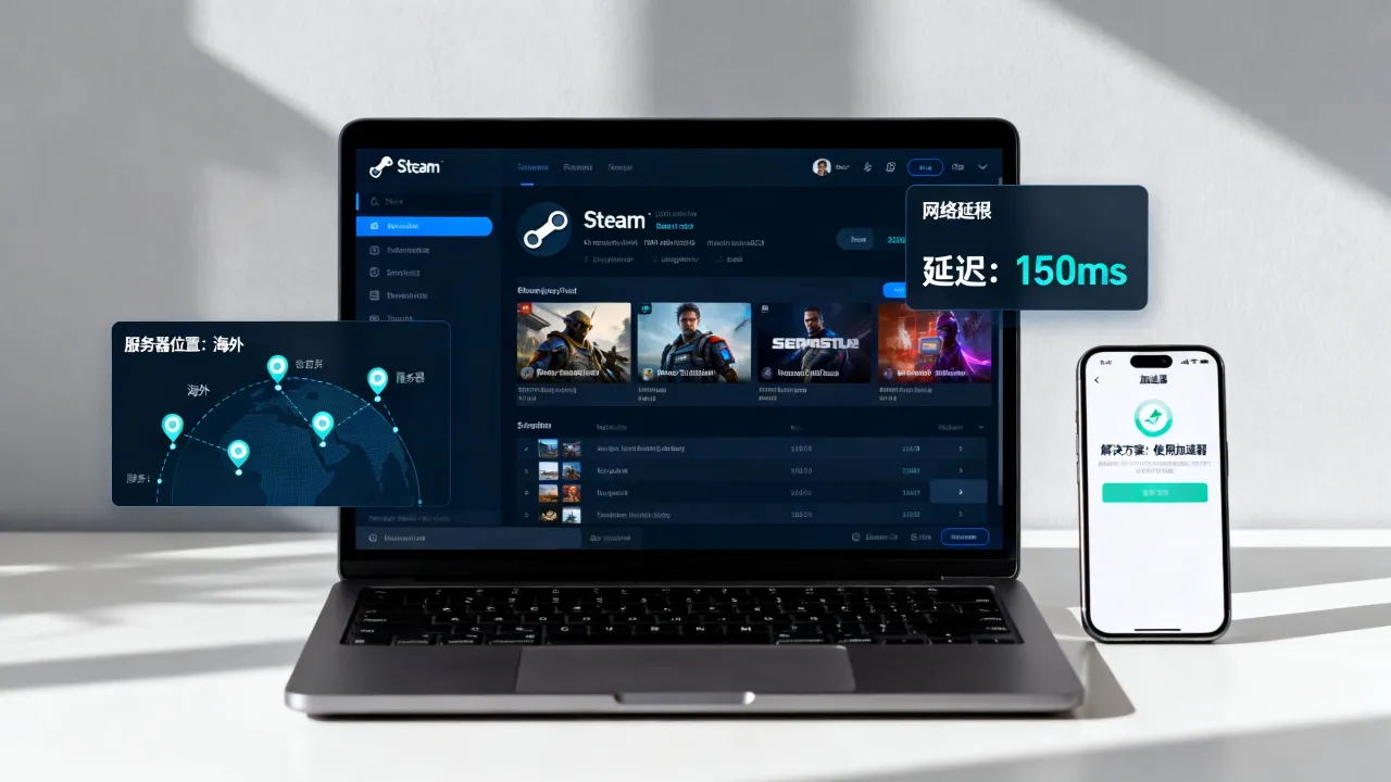 steam为什么服务器不设在中国，国服玩家延迟高怎么解决