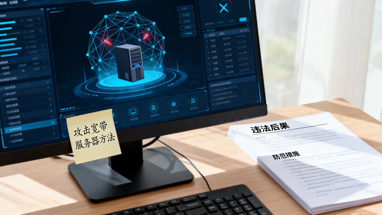 如何攻击宽带服务器，攻击宽带服务器违法吗怎么防范
