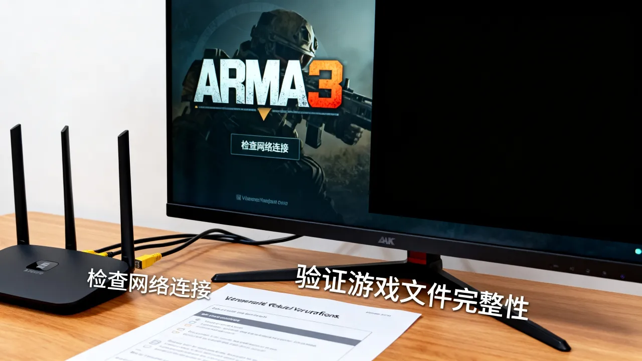 arma3为什么进不去服务器，进不去服务器一直黑屏怎么办
