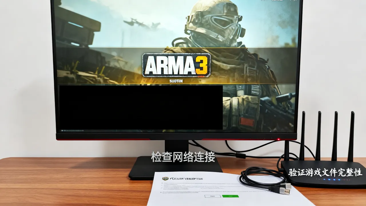 arma3为什么进不去服务器，进不去服务器一直黑屏怎么办