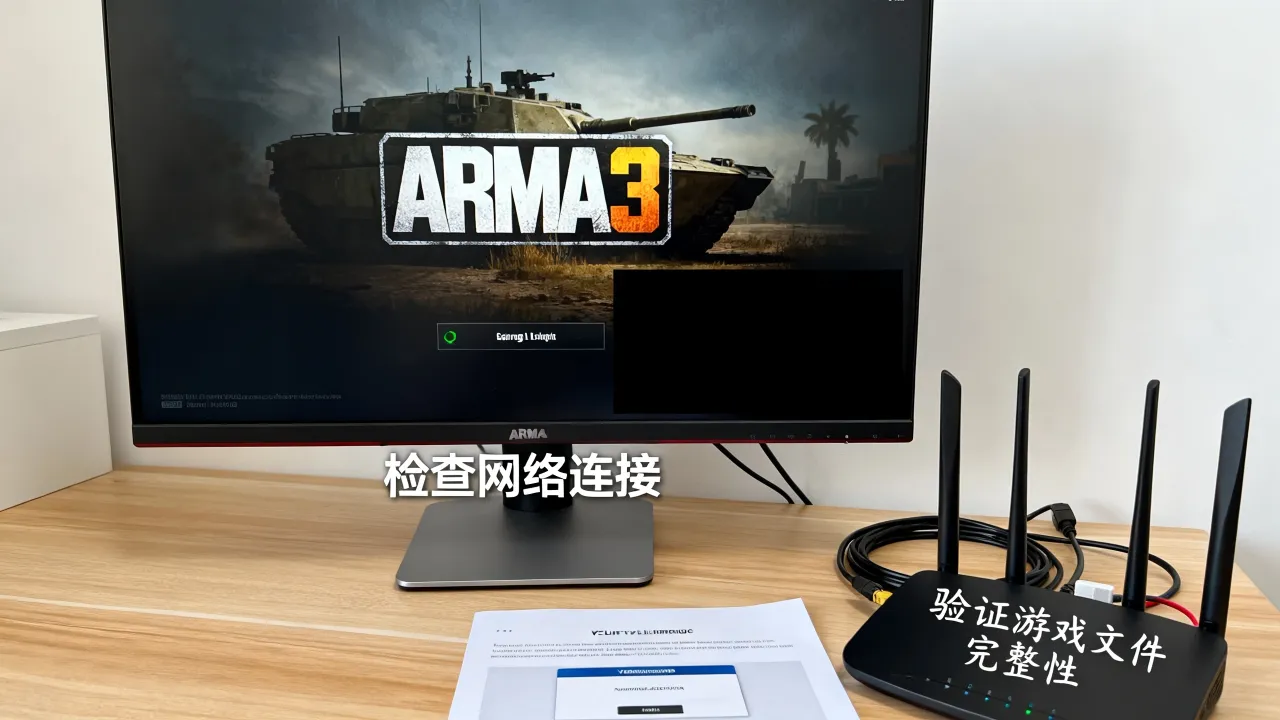 arma3为什么进不去服务器，进不去服务器一直黑屏怎么办