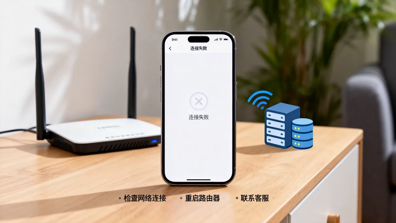 为什么app服务器连接失败，app服务器连接失败怎么解决？
