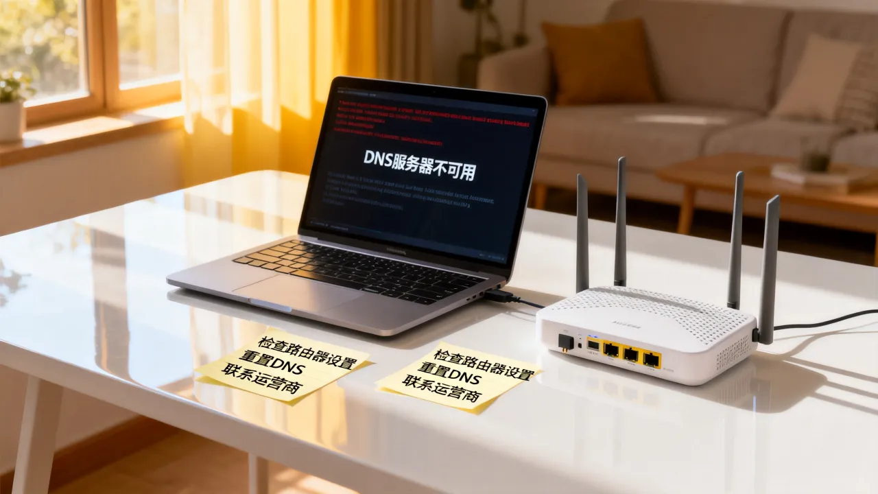 DNS服务器不可用宽带连不上怎么办？DNS服务器可能不可用宽带上不了网是什么原因