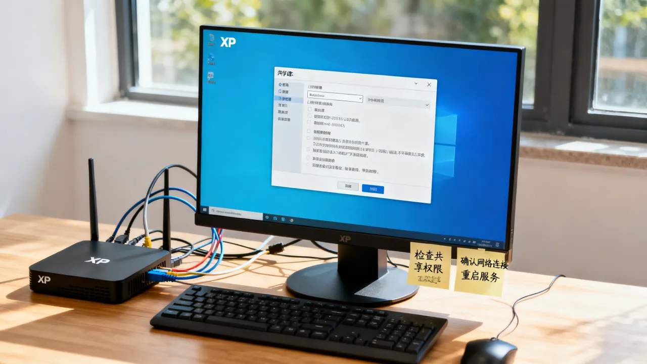 为什么XP共享服务器打不开怎么办，XP共享无法访问怎么解决