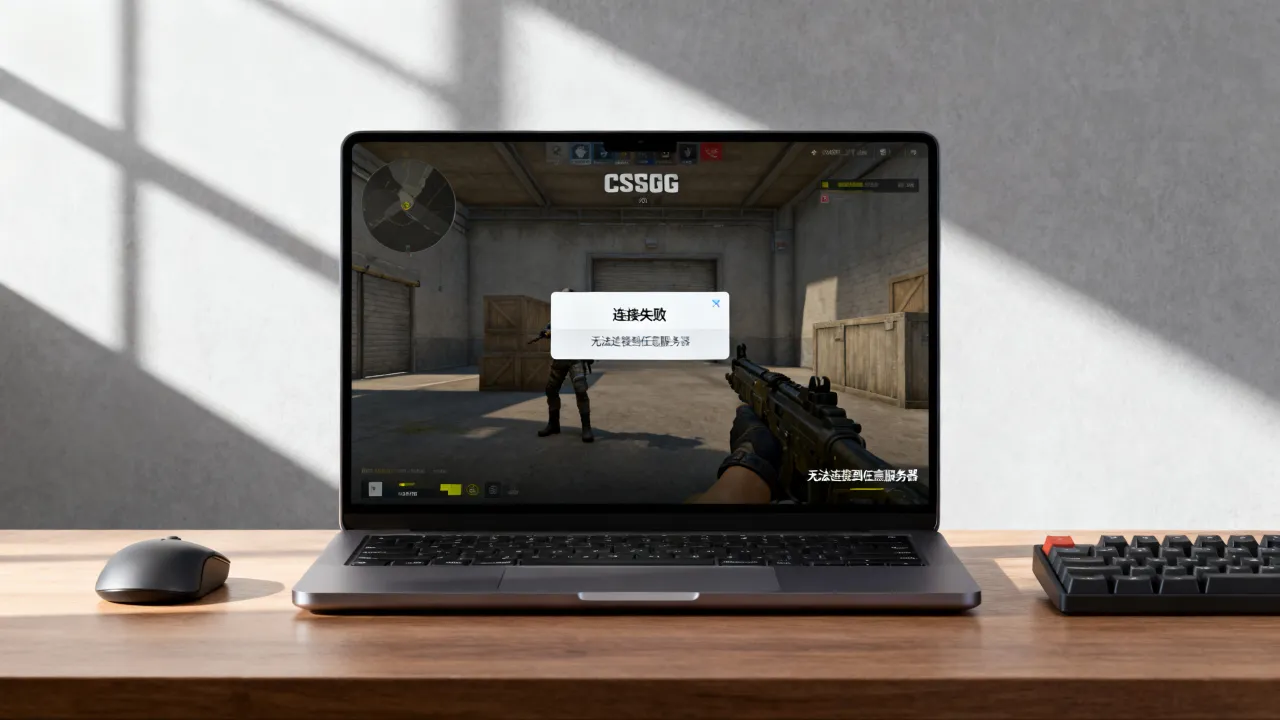为什么我CSGO连接任意服务器失败，是什么原因？
