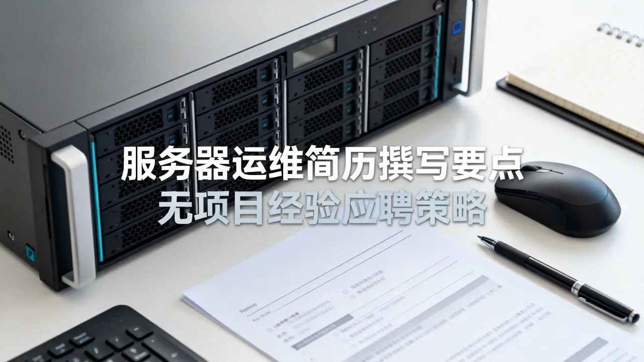 服务器运维简历如何写才能吸引面试官？没有项目经验能应聘运维岗位吗？