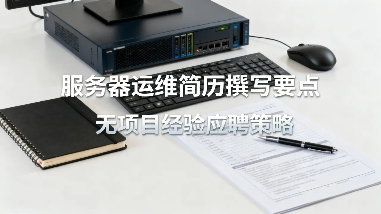 服务器运维简历如何写才能吸引面试官？没有项目经验能应聘运维岗位吗？