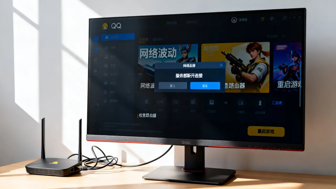 为什么QQ游戏老是服务器断开连接，QQ游戏频繁掉线怎么解决？