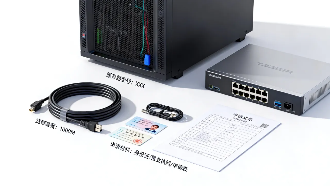 服务器和宽带怎么申请，申请过程需要哪些材料和条件？