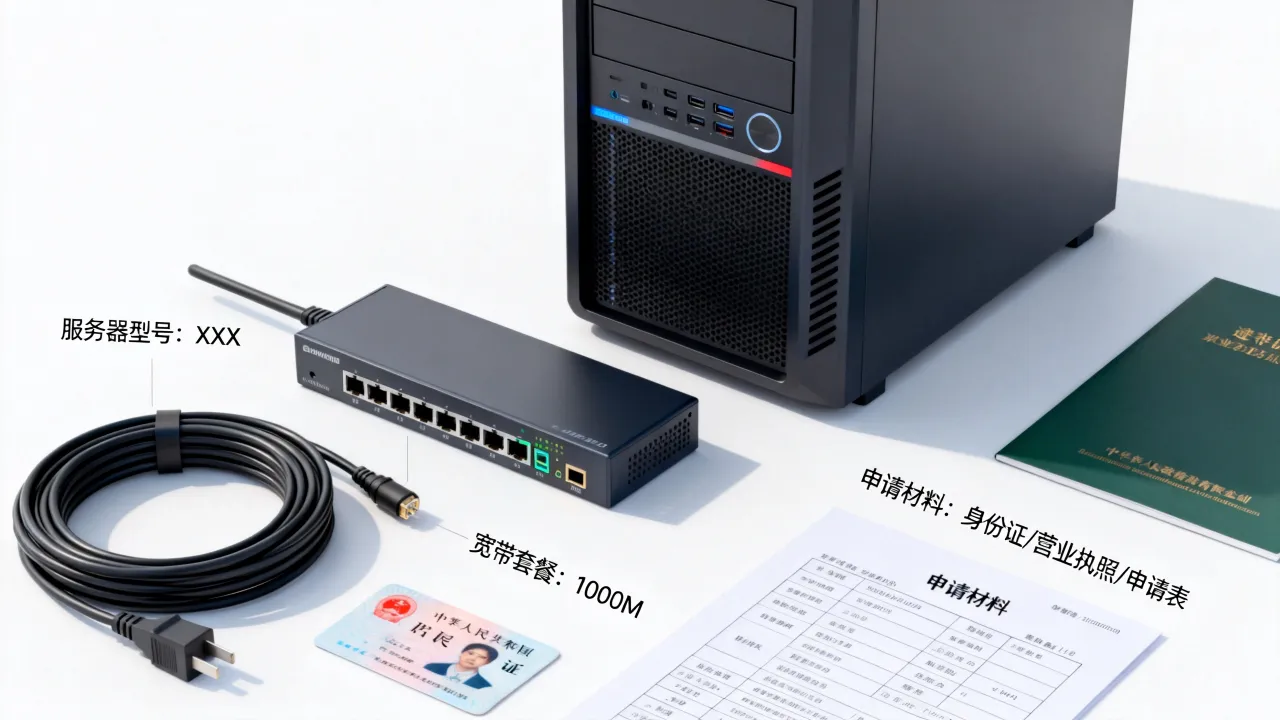 服务器和宽带怎么申请，申请过程需要哪些材料和条件？