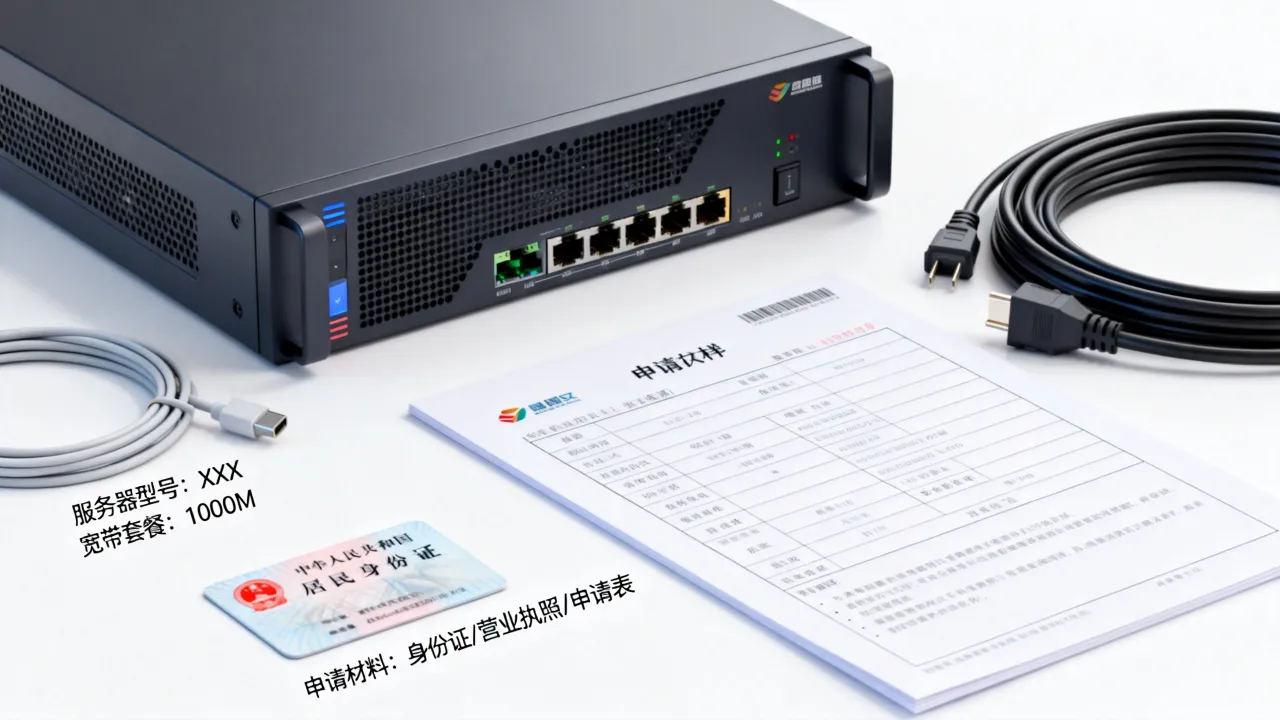 服务器和宽带怎么申请，申请过程需要哪些材料和条件？