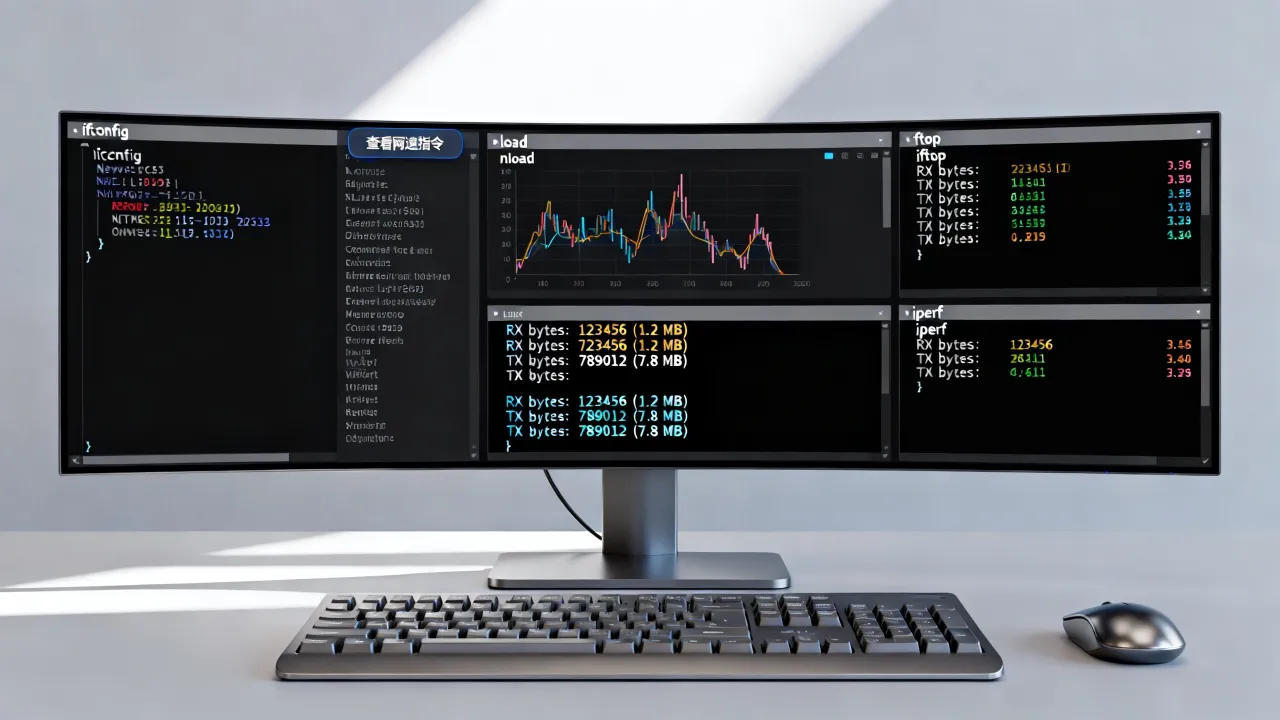 linux服务器查看网速指令有哪些?怎么用命令测实时带宽? linux服务器查看网速指令有哪些?怎么用命令测实时带宽?