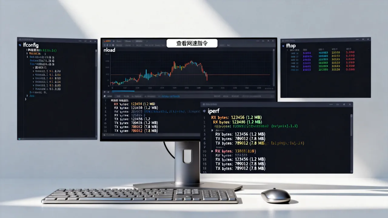 linux服务器查看网速指令有哪些?怎么用命令测实时带宽? linux服务器查看网速指令有哪些?怎么用命令测实时带宽?