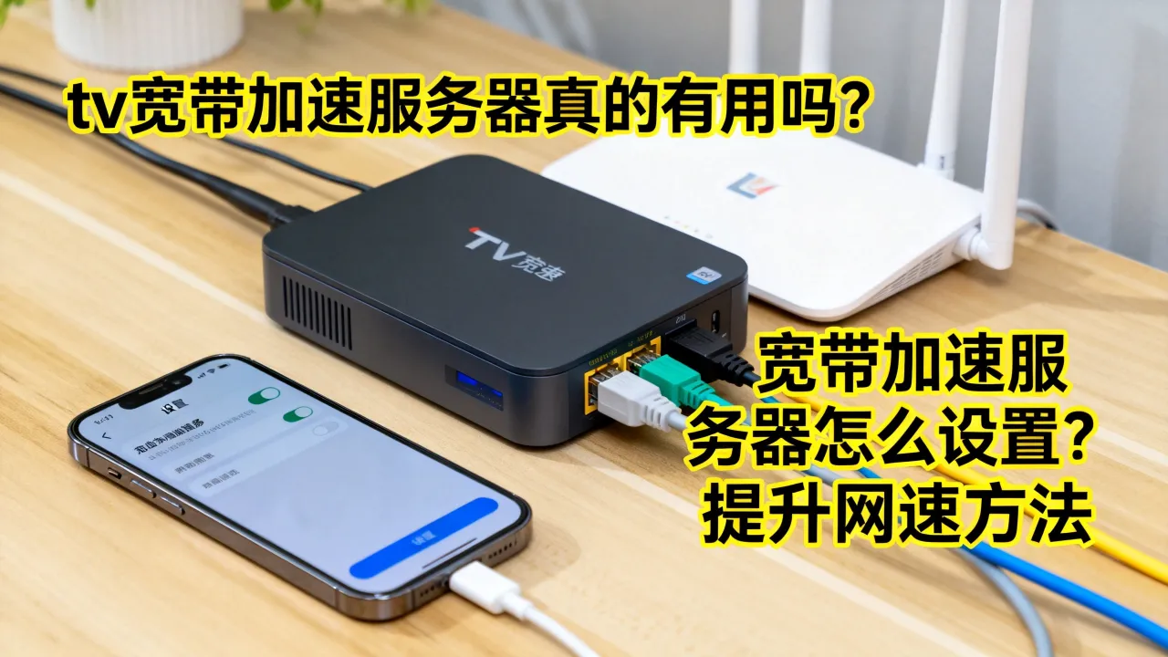 tv宽带加速服务器真的有用吗，宽带加速服务器怎么设置才能提升网速？