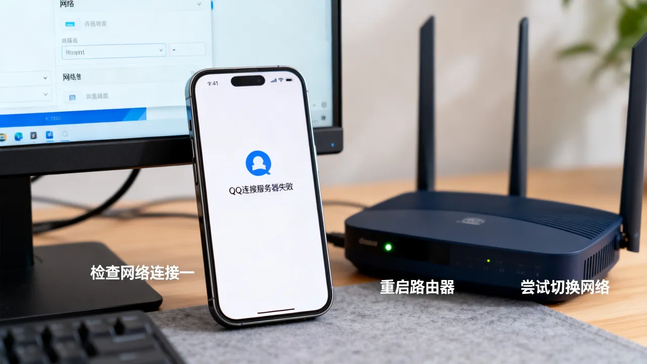 为什么qq打不开连接到服务器失败？怎么解决