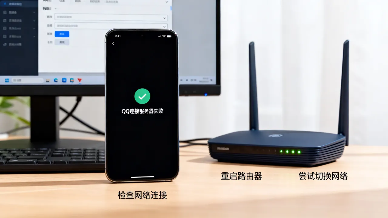 为什么qq打不开连接到服务器失败？怎么解决