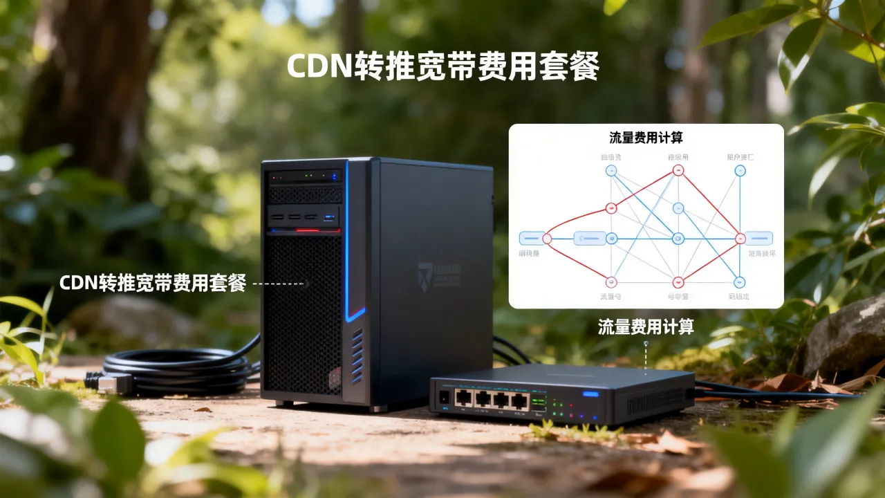服务器CDN转推宽带费用套餐怎么收费？，cdn转推流量费用