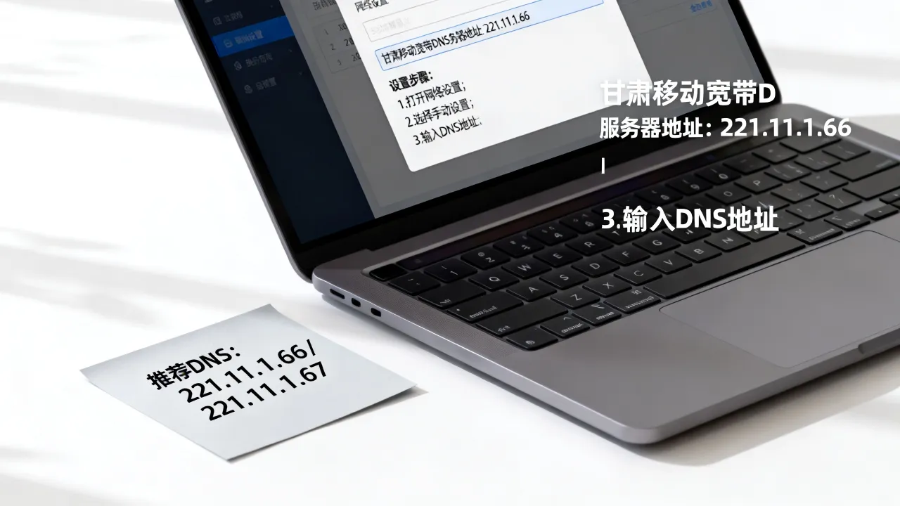 甘肃移动宽带dns服务器地址多少？怎么设置最快