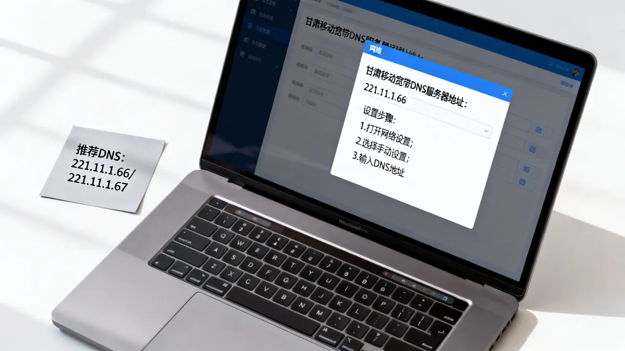 甘肃移动宽带dns服务器地址多少？怎么设置最快