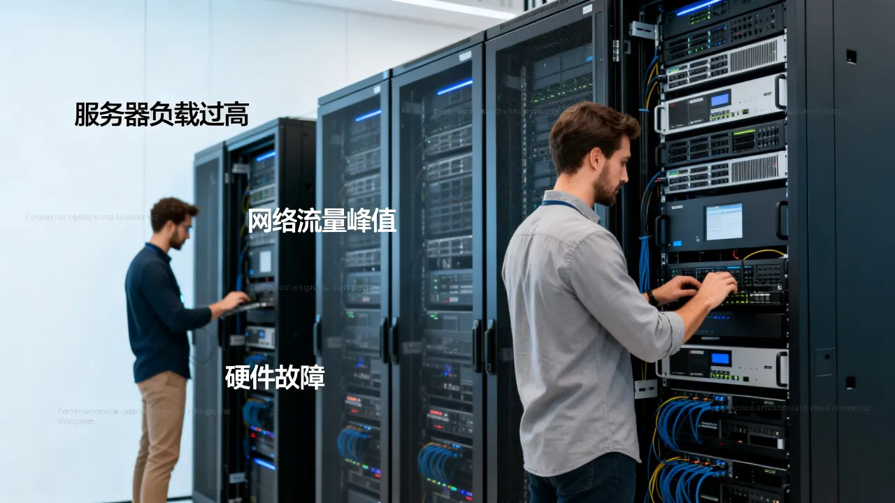 为什么半夜服务器会炸，服务器半夜宕机是什么原因？