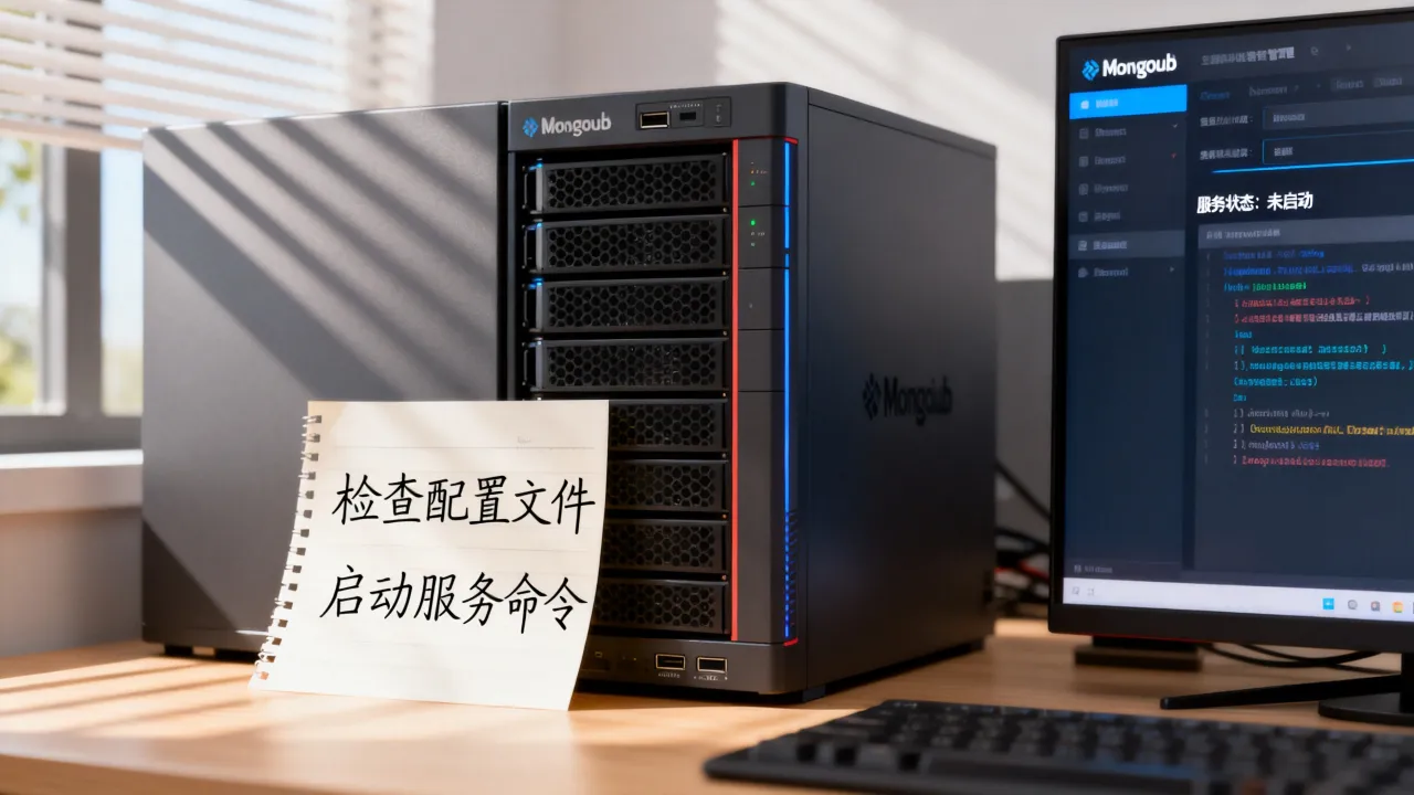 为什么服务中没有MongoDB服务器，MongoDB服务未启动怎么解决