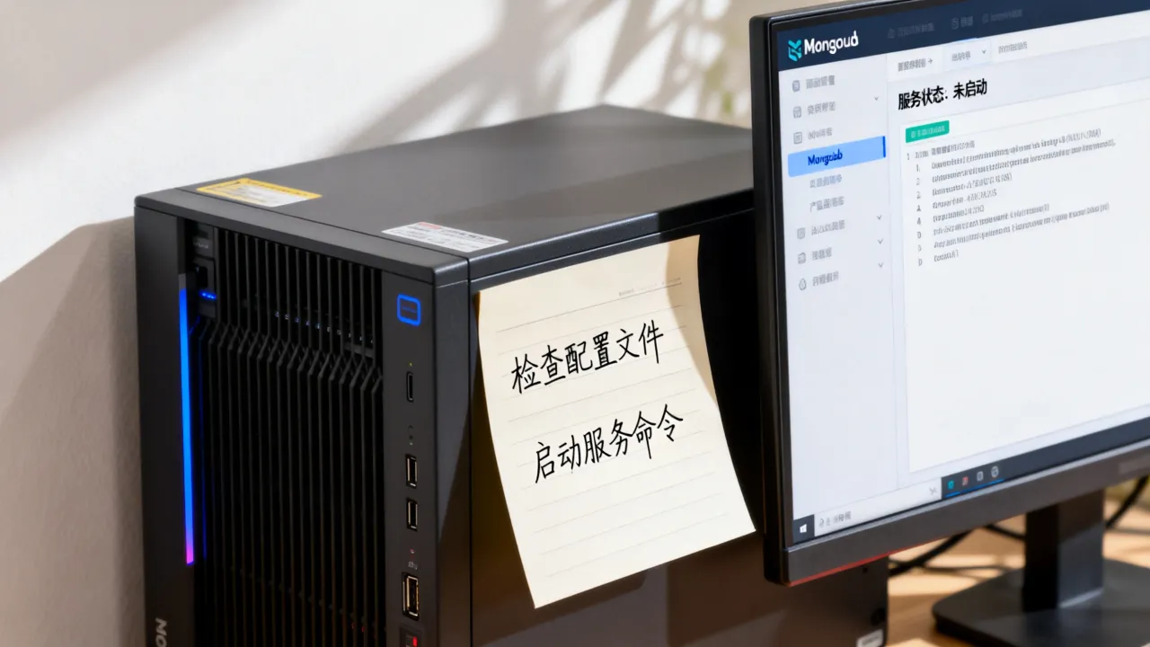 为什么服务中没有MongoDB服务器，MongoDB服务未启动怎么解决