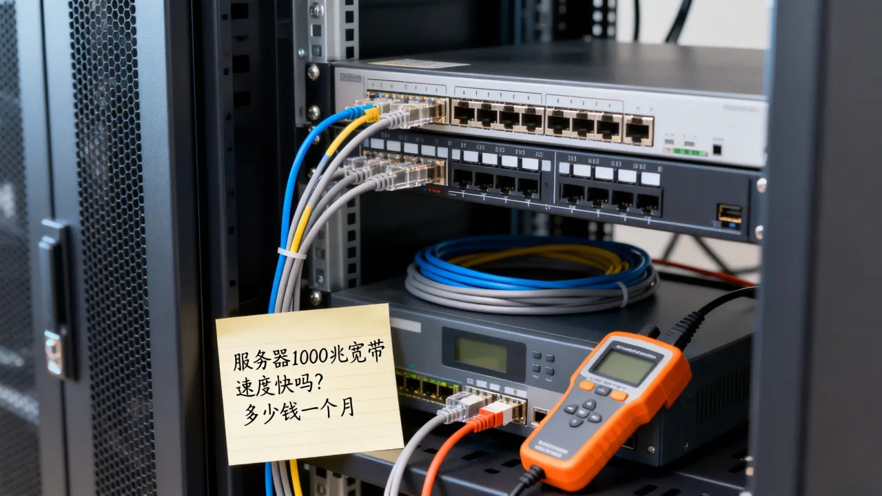 服务器1000兆宽带速度快吗？，多少钱一个月