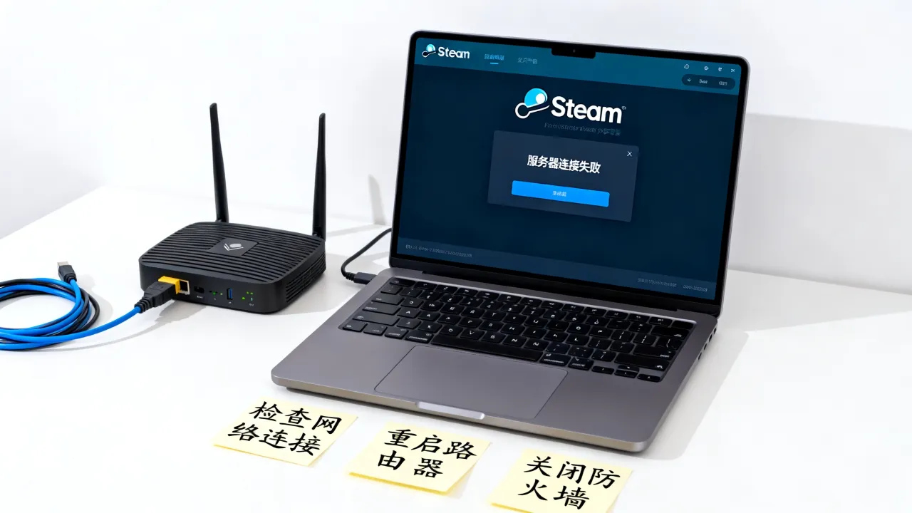 为什么我Steam安装不上服务器失败怎么办,Steam安装失败连不上服务器怎么解决