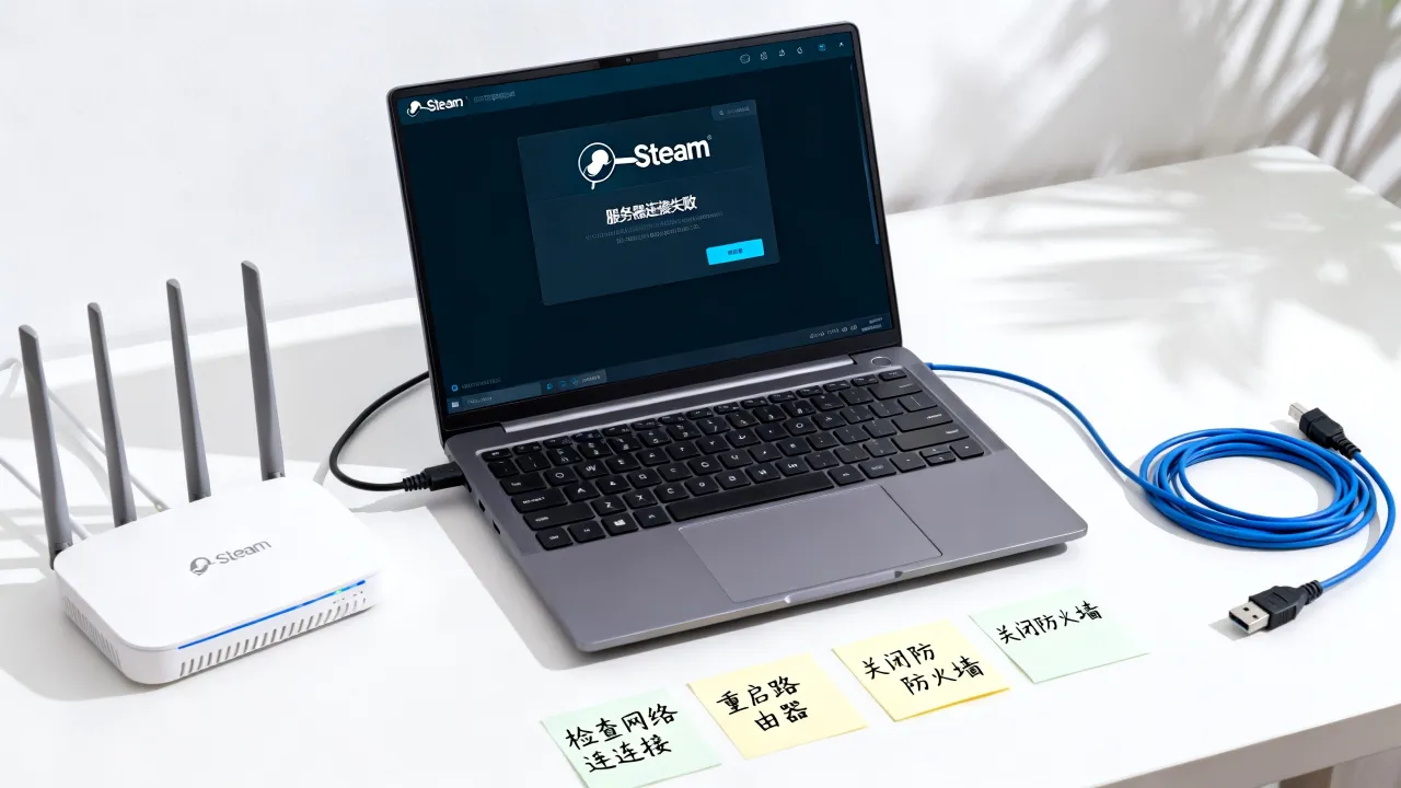 为什么我Steam安装不上服务器失败怎么办，Steam安装失败连不上服务器怎么解决