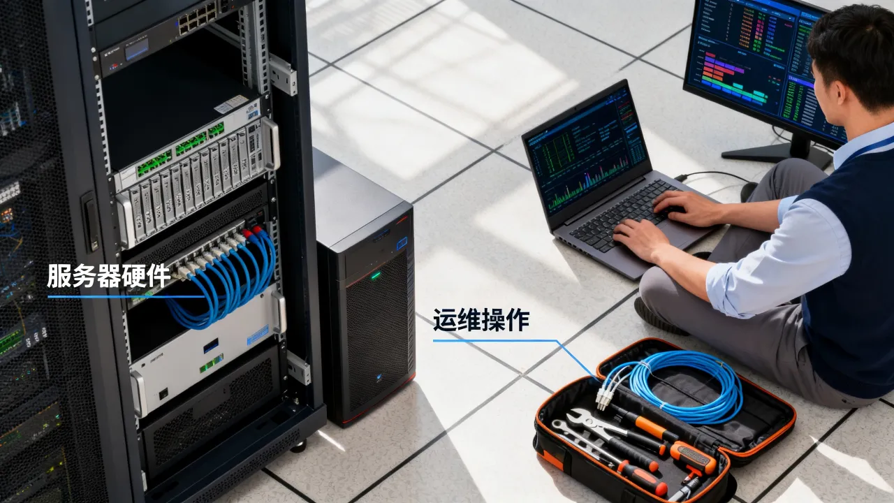 服务器和运维的区别是什么，日常工作内容有何不同？