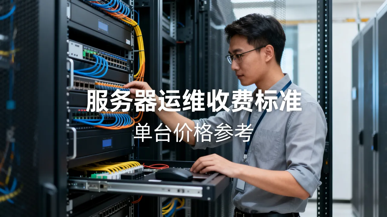 薇晓兰服务器运维怎么收费，价格多少钱一台
