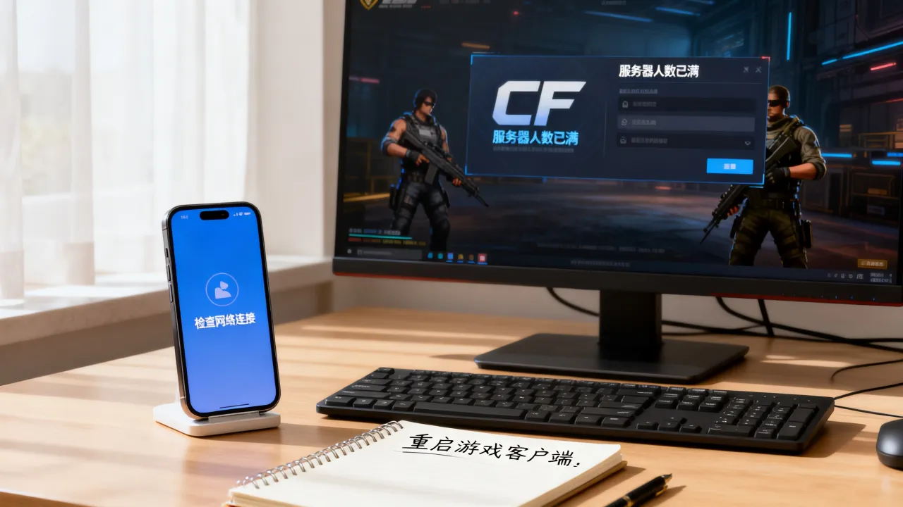 CF为什么会服务器人数已满,穿越火线进不去服务器怎么办