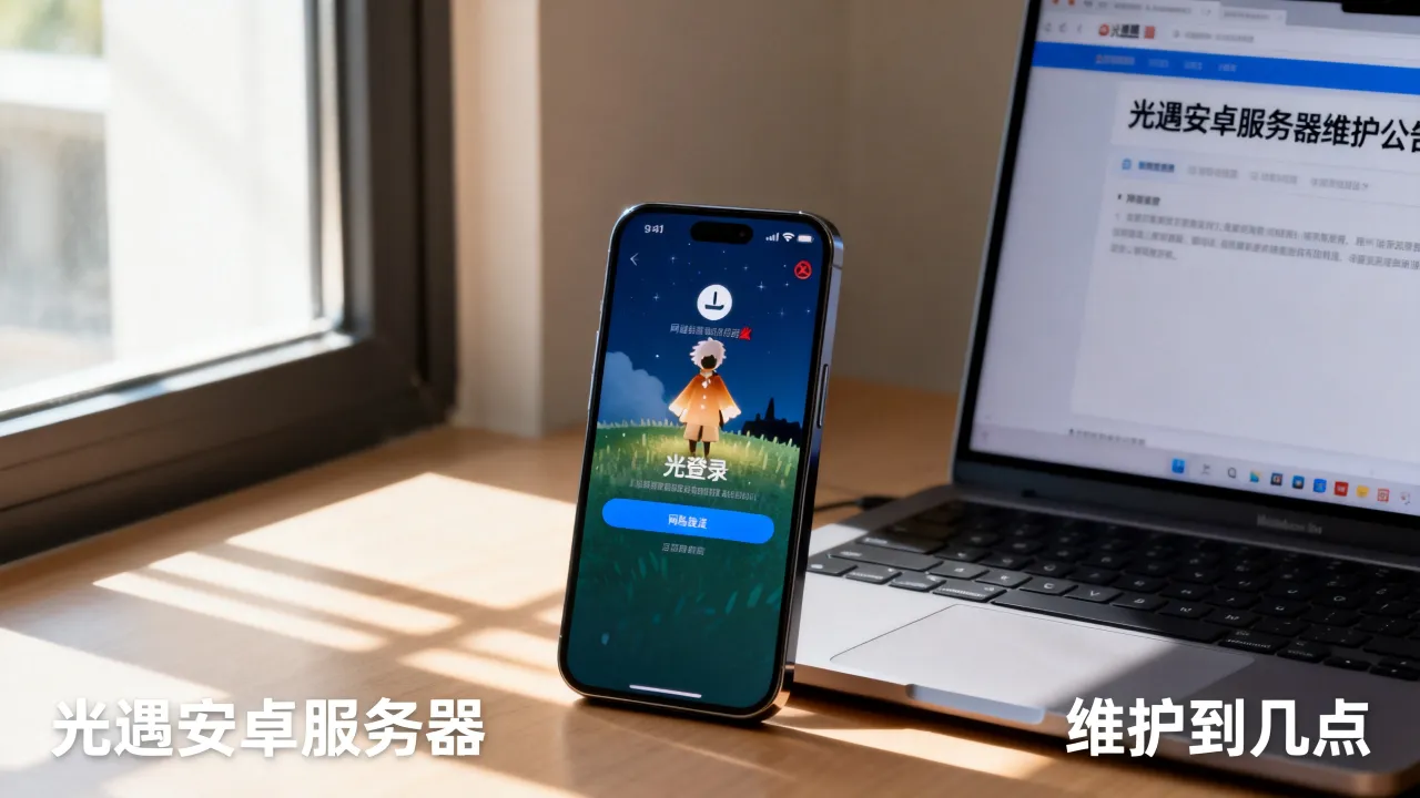 光遇安卓服务器为什么进不去，光遇安卓服务器维护到几点？